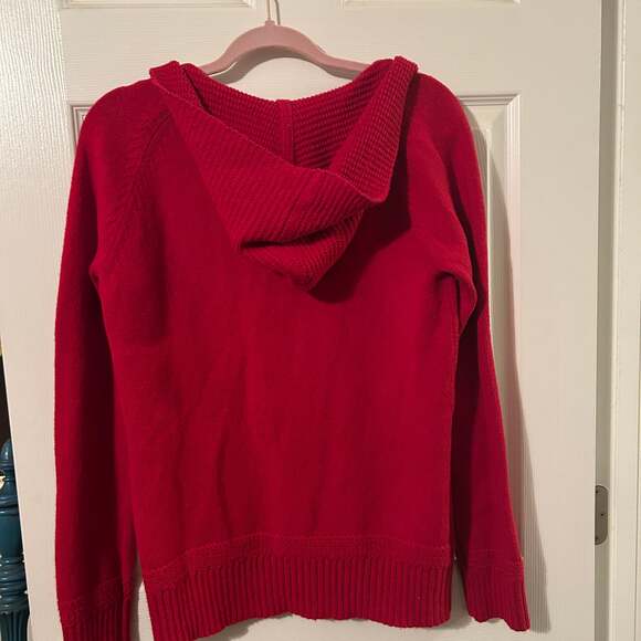 Lauren Ralph Lauren Jeans Co Hooded Sweater Size Large Preppy - Picture 8 of 10